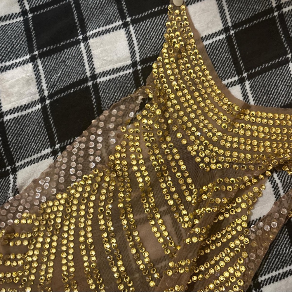 Alglist Cloepatra Gold Dress